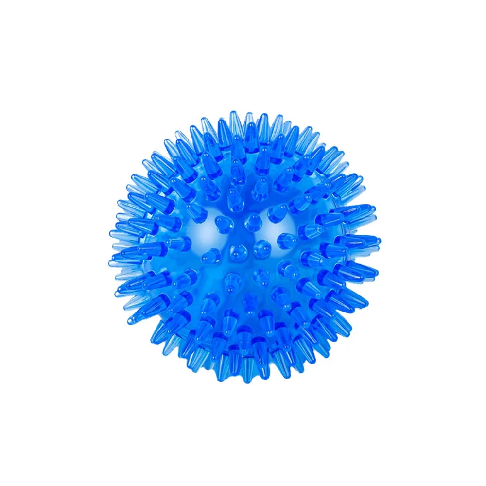 Bite Resistant Pet Chew Ball Toys for Small Large Dogs Elastic Buoyant Squeaky Puppy Big Dog Toy Border Shepherd Collie Supplies